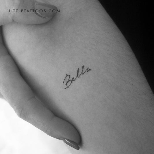 Bella Temporary Tattoo - Set of 3