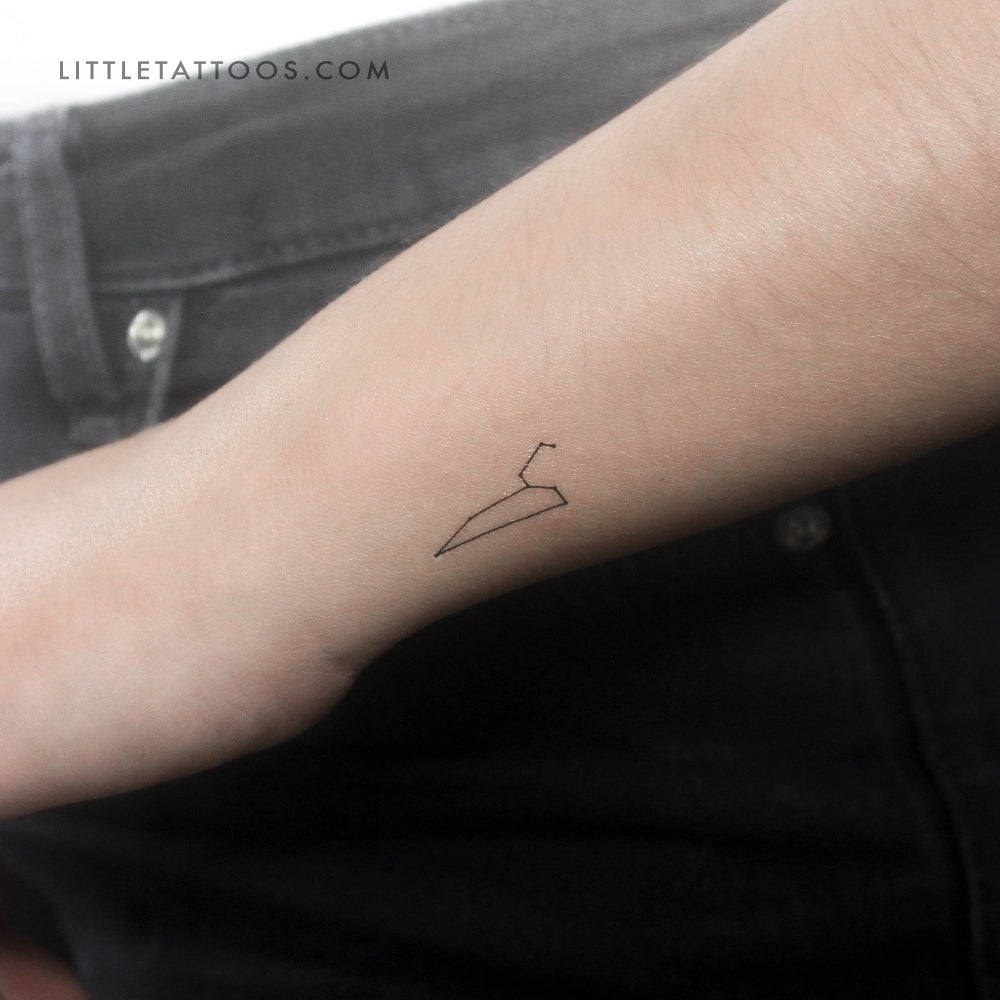 Tiny Leo Constellation Temporary Tattoo - Set of 3