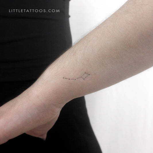 Small Little Dipper Temporary Tattoo - Set of 3