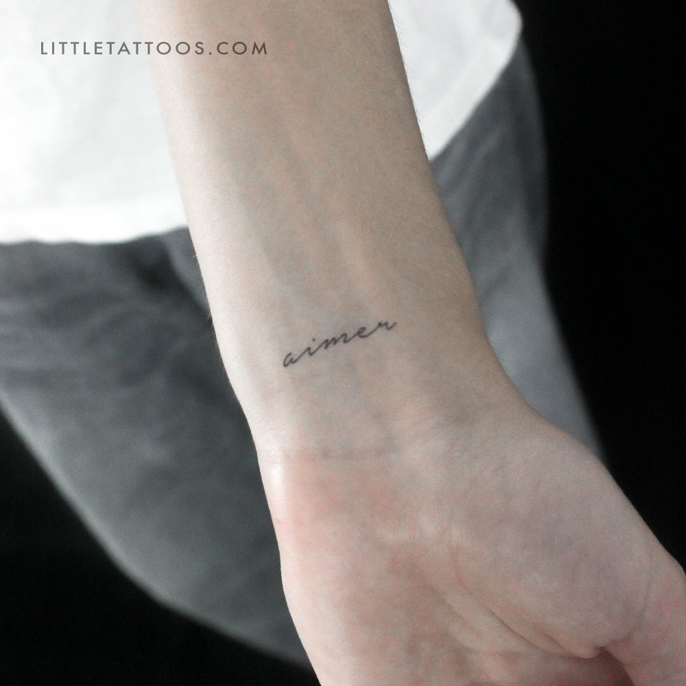 Aimer Temporary Tattoo - Set of 3