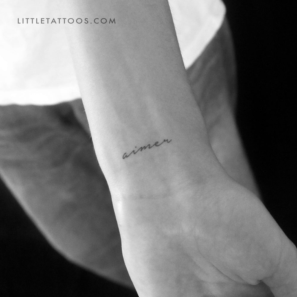 Aimer Temporary Tattoo - Set of 3