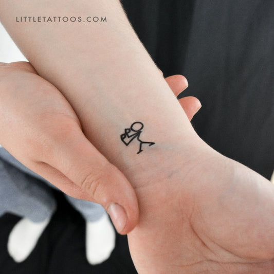 Little Boxer Temporary Tattoo - Set of 3