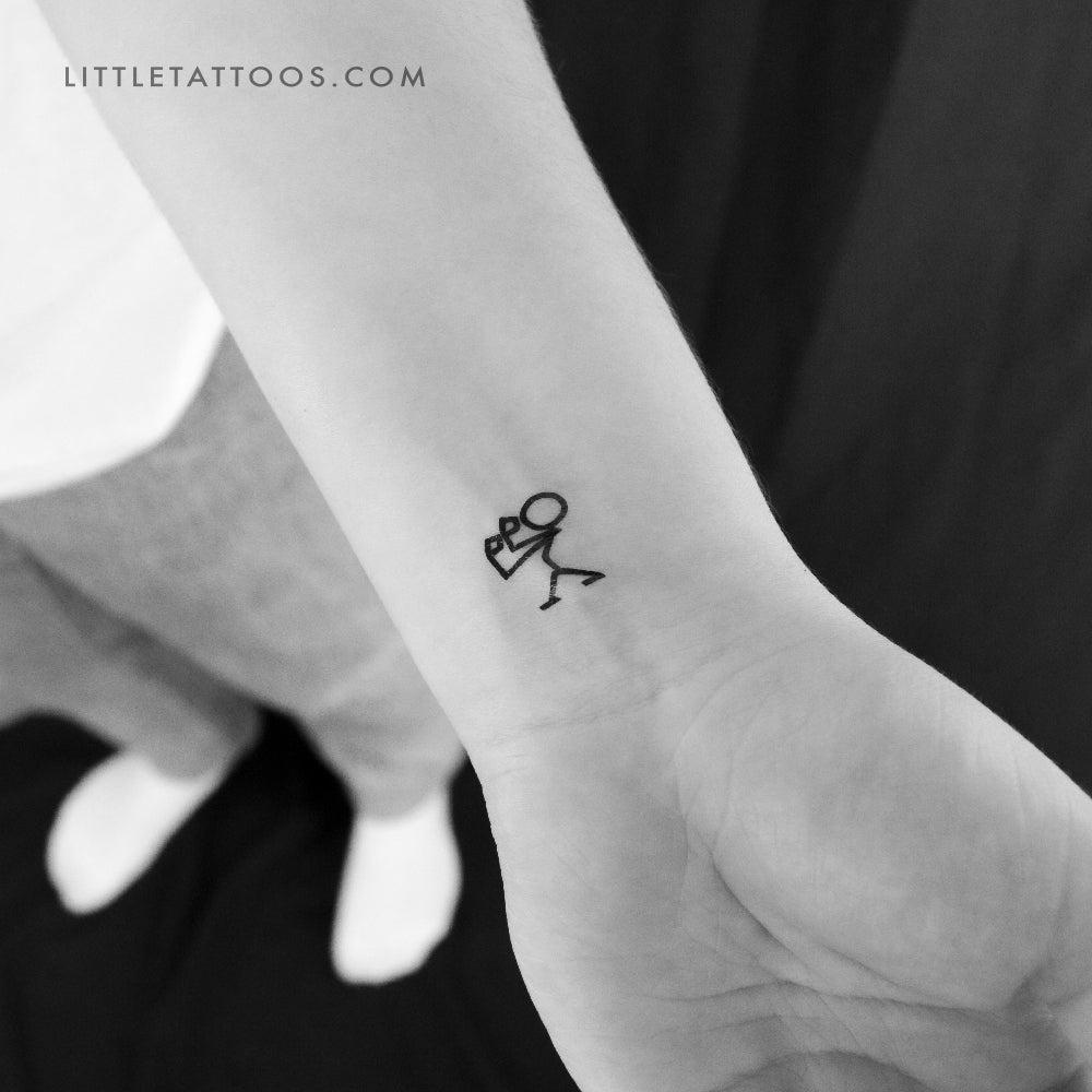 Little Boxer Temporary Tattoo - Set of 3