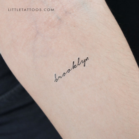 Tatuaje temporal de Brooklyn - Juego de 3