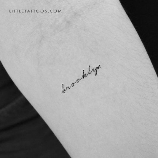 Tatuaje temporal de Brooklyn - Juego de 3