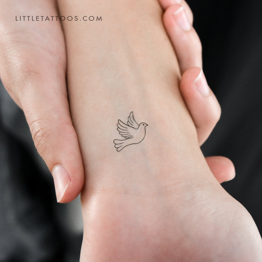 Little Dove Temporary Tattoo - Set of 3