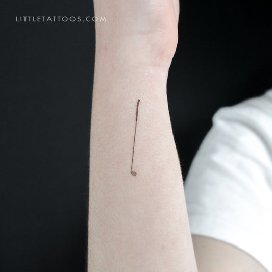 Golf Club Temporary Tattoo - Set of 3