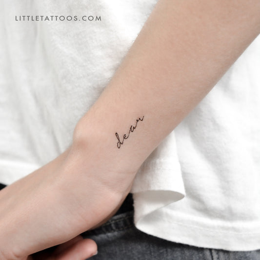 Dear Temporary Tattoo - Set of 3