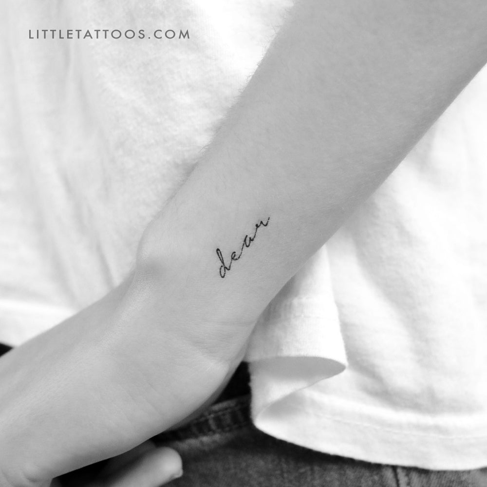 Dear Temporary Tattoo - Set of 3