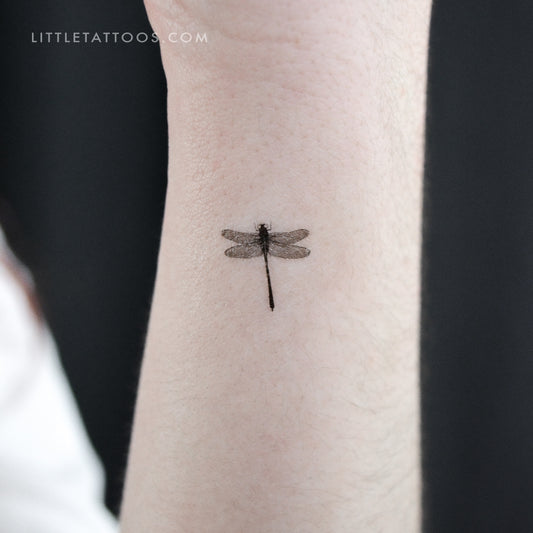 Tatuaje temporal de libélula pequeña - Juego de 3