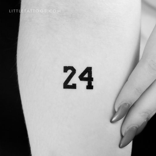 24 Temporary Tattoo - Set of 3