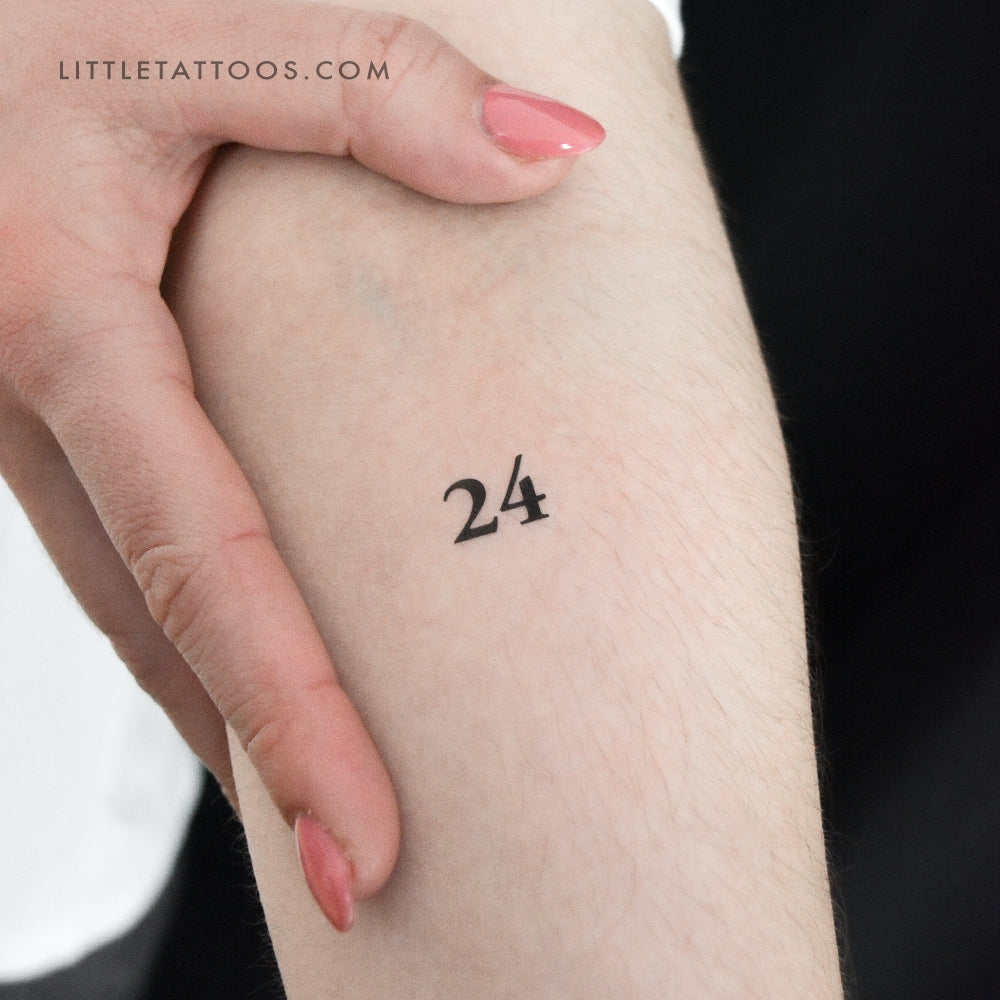 24 Temporary Tattoo - Set of 3