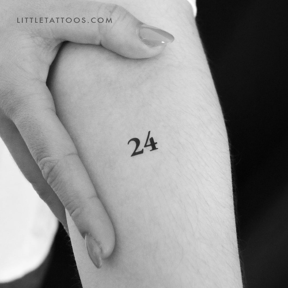 24 Temporary Tattoo - Set of 3