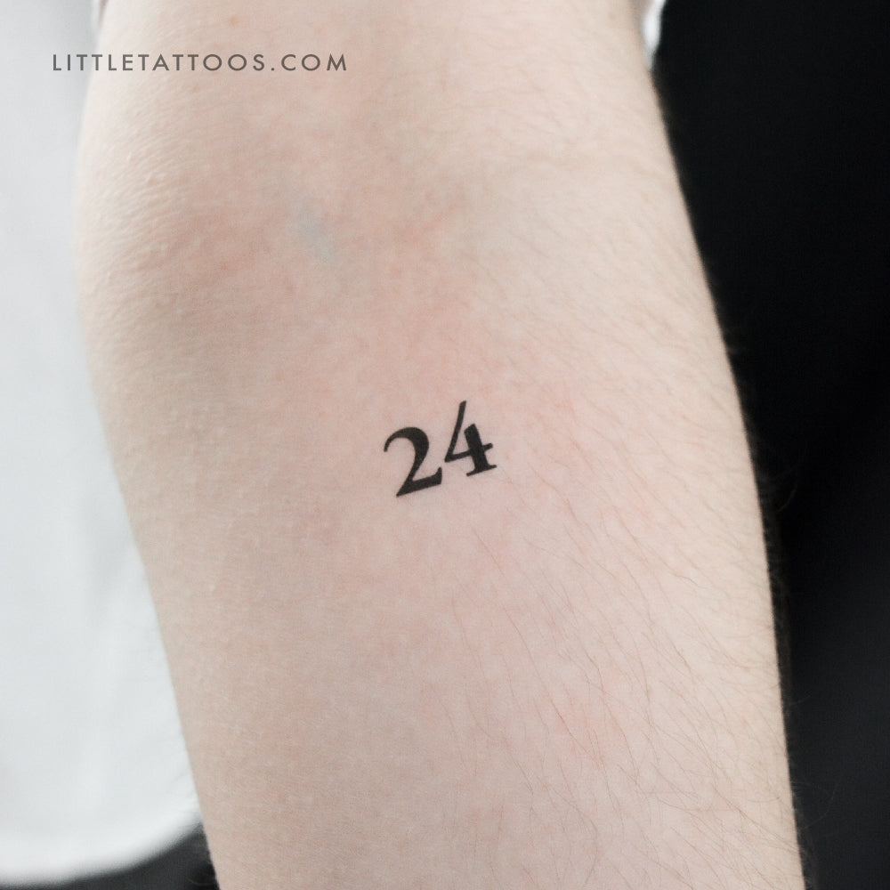 24 Temporary Tattoo - Set of 3