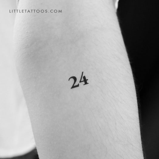 24 Temporary Tattoo - Set of 3