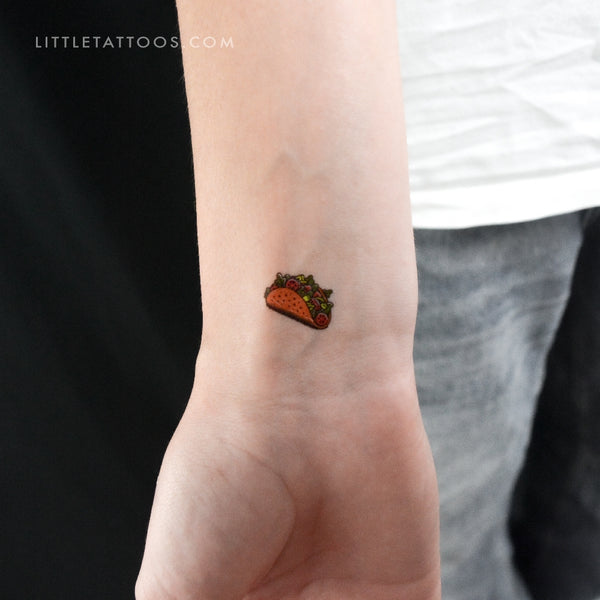 Little Taco Temporary Tattoo - Set of 3