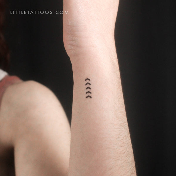 Little One Direction Five Arrows Tribute Temporary Tattoo - Set of 3