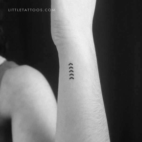 Little One Direction Five Arrows Tribute Temporary Tattoo - Set of 3