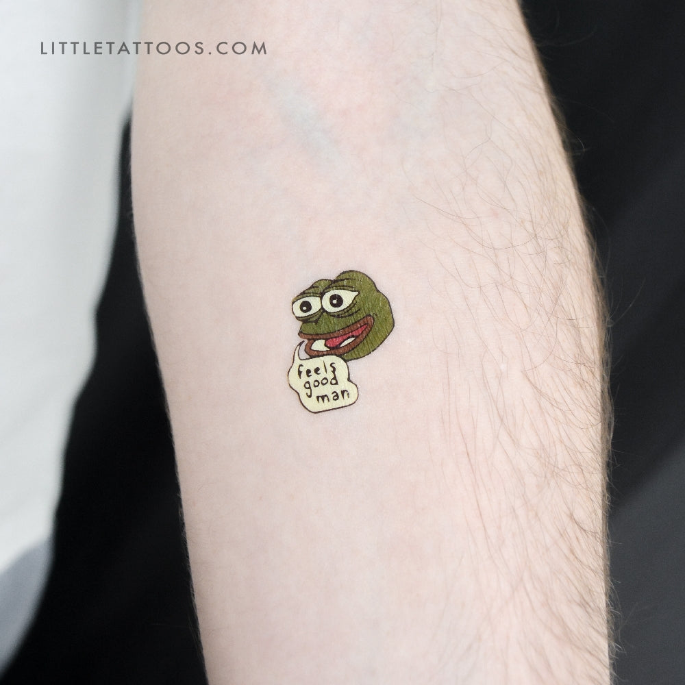 Pepe Temporary Tattoo - Set of 3