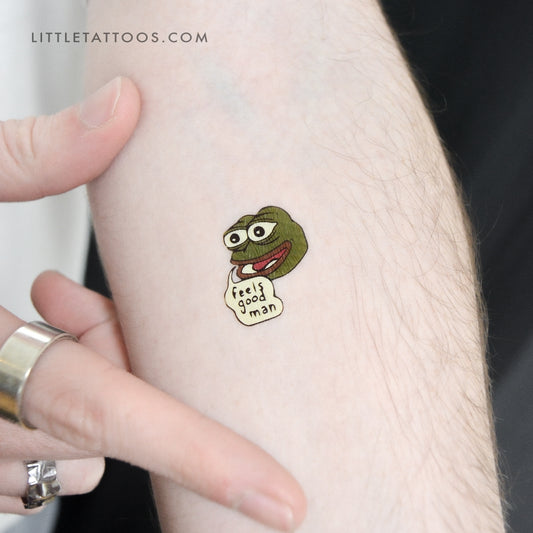 Tatuaje temporal de Pepe - Juego de 3