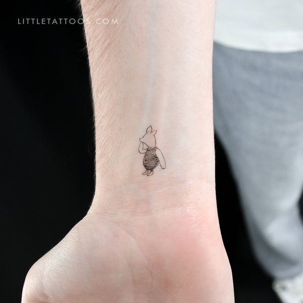 Piglet Temporary Tattoo - Set of 3