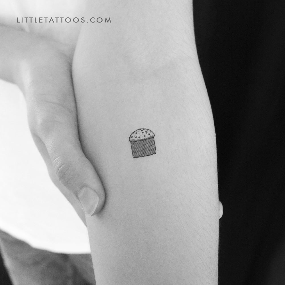 Small Panettone Temporary Tattoo - Set of 3