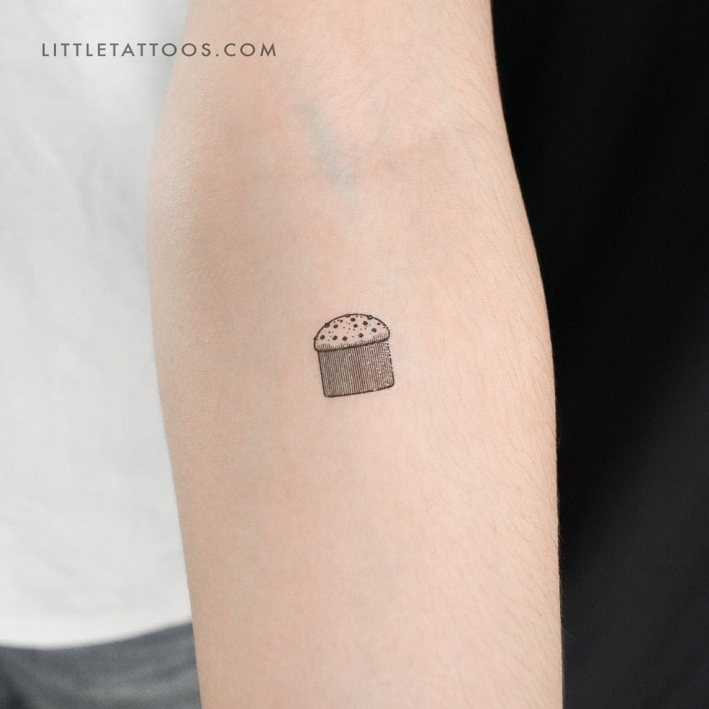 Small Panettone Temporary Tattoo - Set of 3