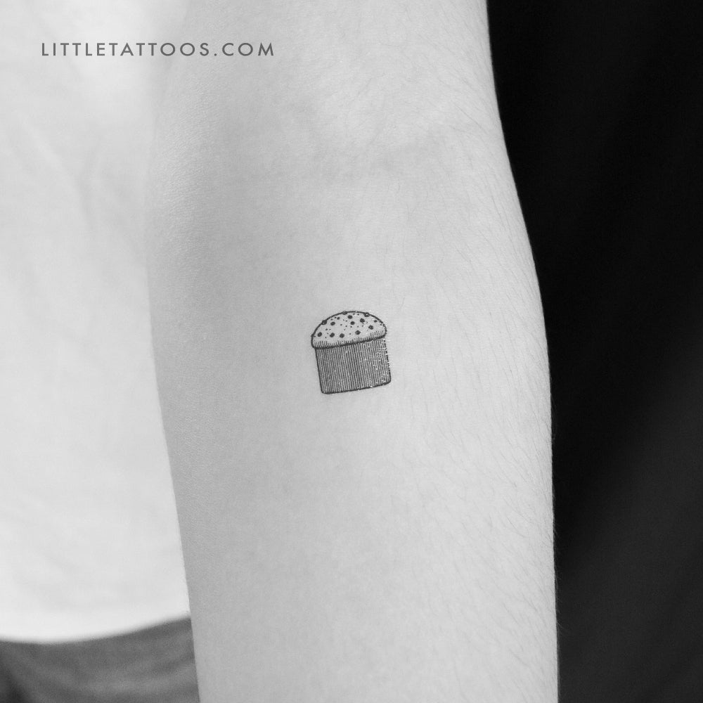 Small Panettone Temporary Tattoo - Set of 3