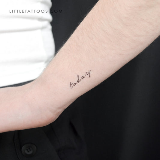 Today Temporary Tattoo - Set of 3