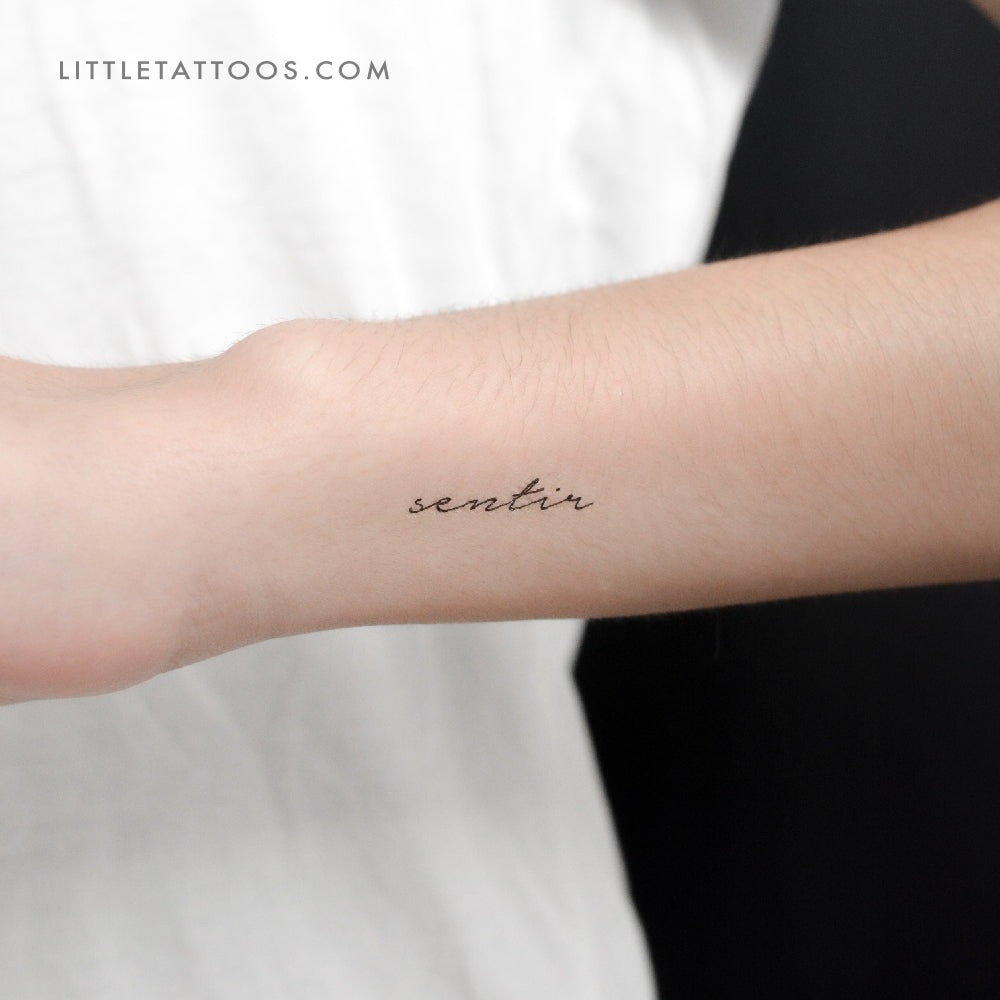 Sentir Temporary Tattoo - Set of 3