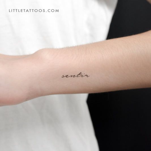 Sentir Temporary Tattoo - Set of 3