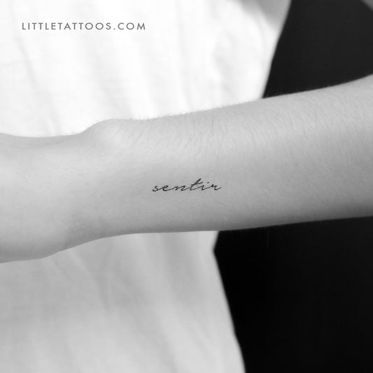 Sentir Temporary Tattoo - Set of 3