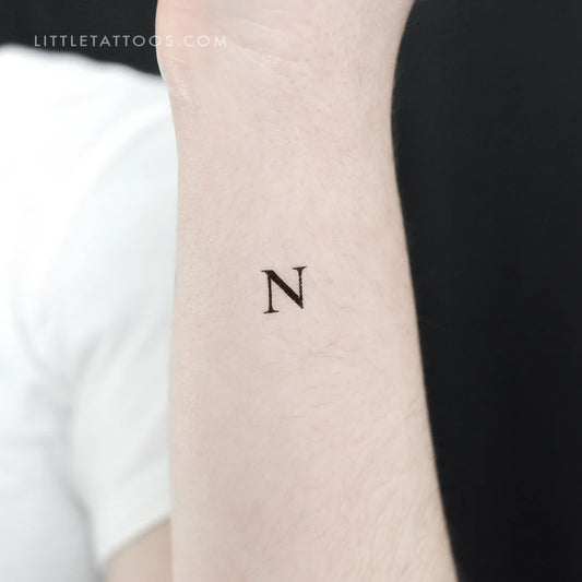 Uppercase Nu Temporary Tattoo - Set of 3