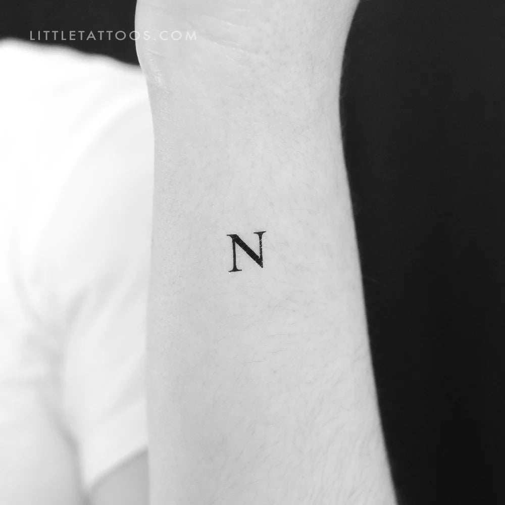 Uppercase Nu Temporary Tattoo - Set of 3