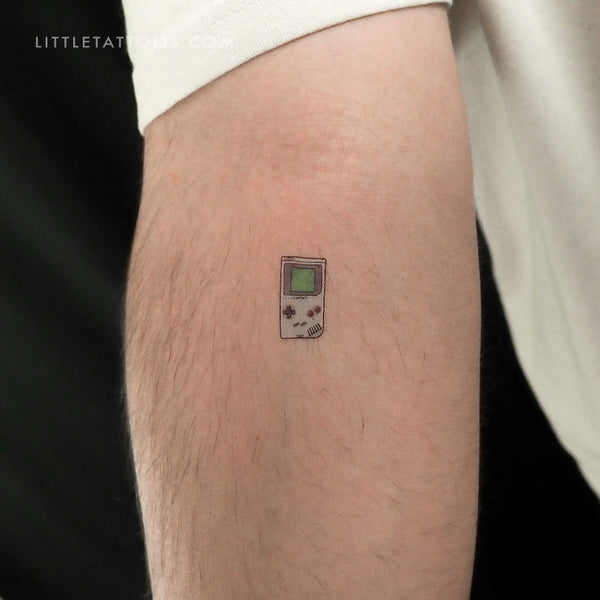 Game Boy Temporary Tattoo - Set of 3