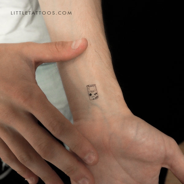 Little Game Boy Temporary Tattoo - Set of 3