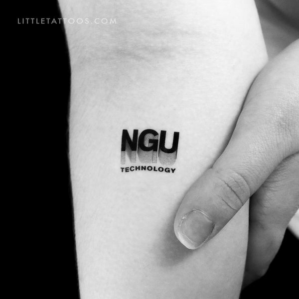 Bitcoin NGU Technology Temporary Tattoo - Set of 3