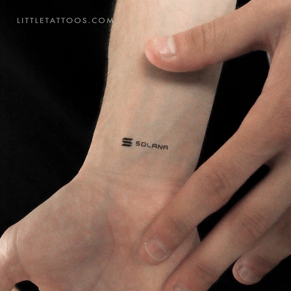 Solana Temporary Tattoo - Set of 3