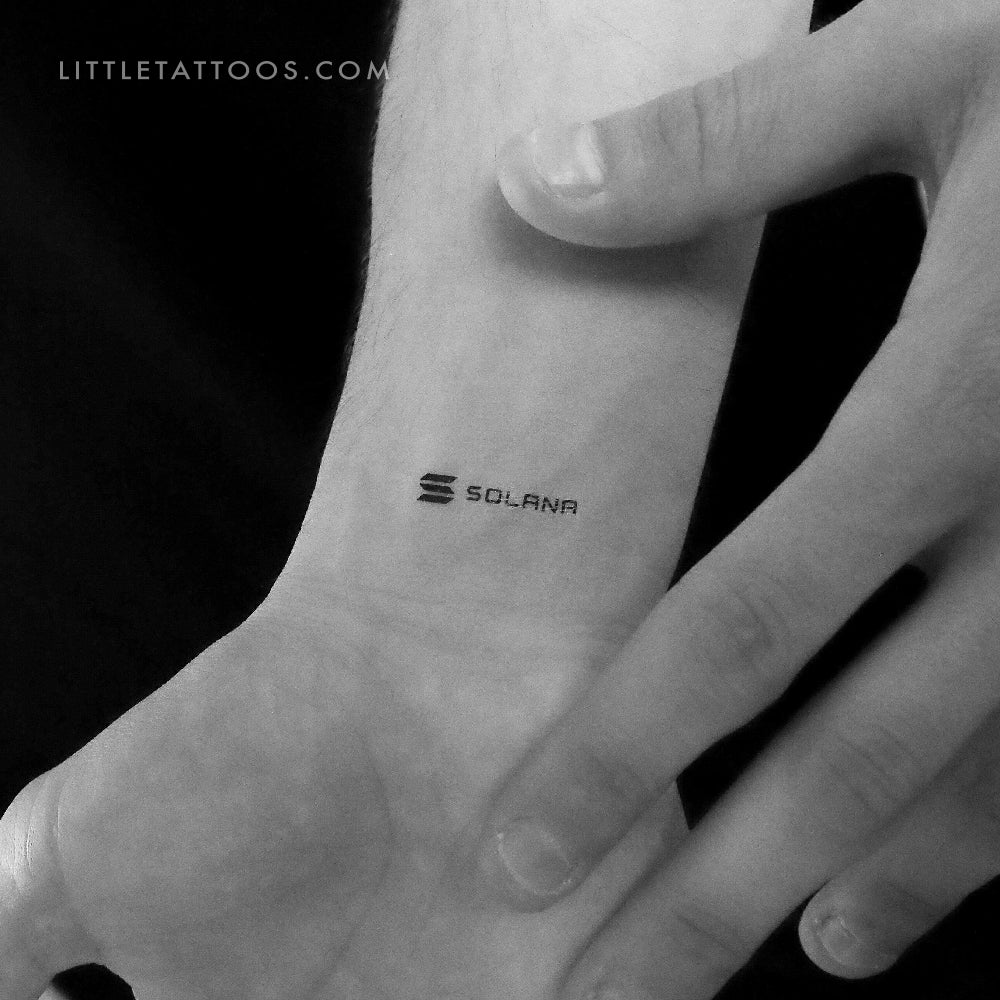 Solana Temporary Tattoo - Set of 3