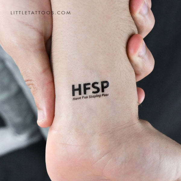 HFSP Temporary Tattoo - Set of 3