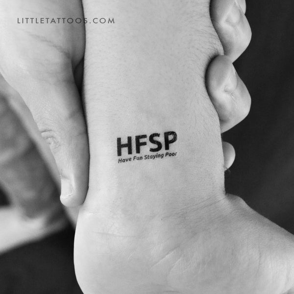 HFSP Temporary Tattoo - Set of 3