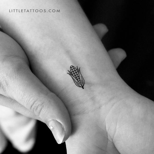 Little Corn Temporary Tattoo - Set of 3