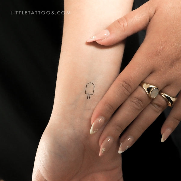 Ice Pop Temporary Tattoo - Set of 3