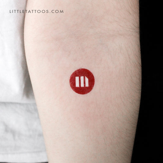 MicroStrategy Logo Temporary Tattoo - Set of 3