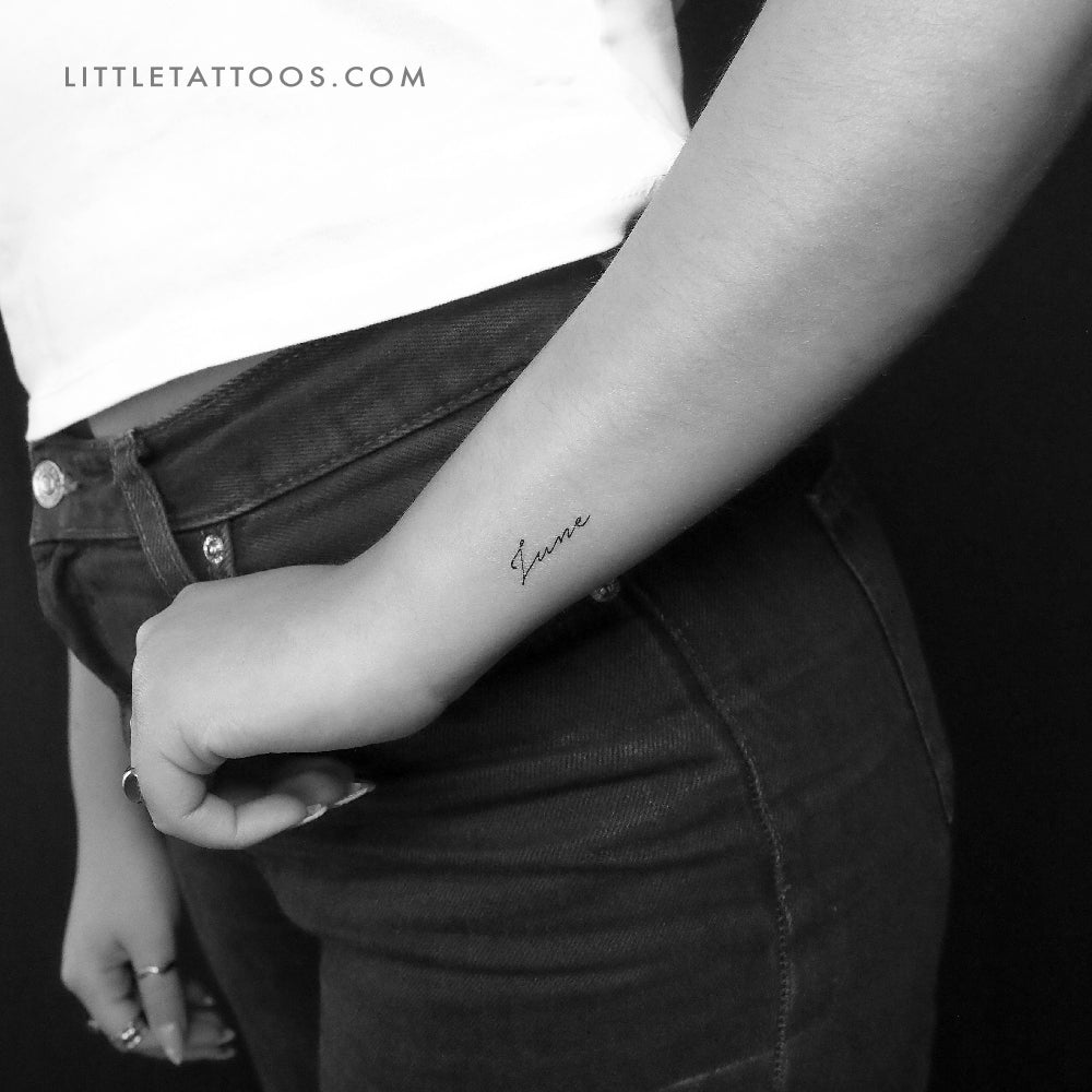 June Temporary Tattoo - Set of 3