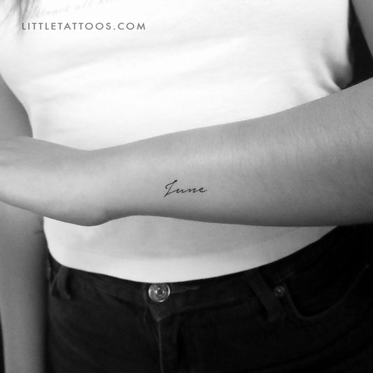 June Temporary Tattoo - Set of 3
