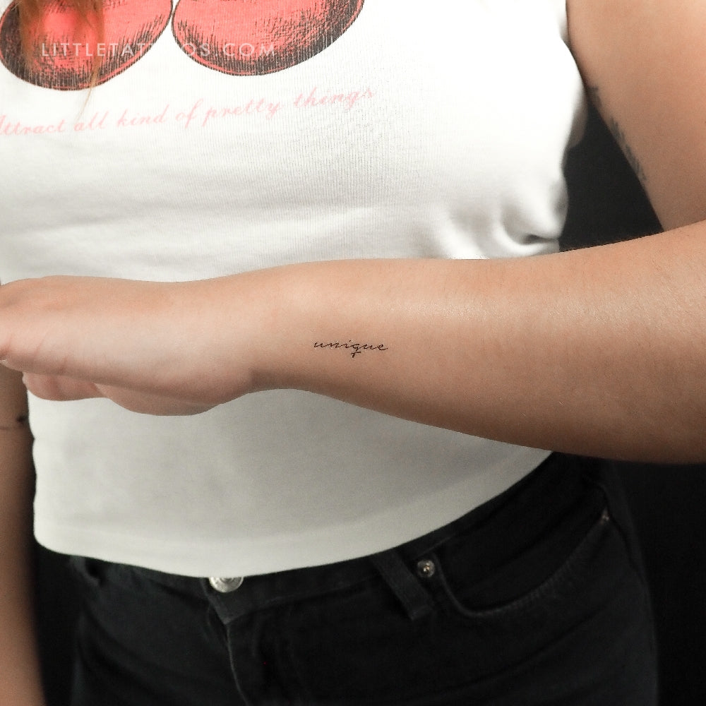 Unique Temporary Tattoo - Set of 3