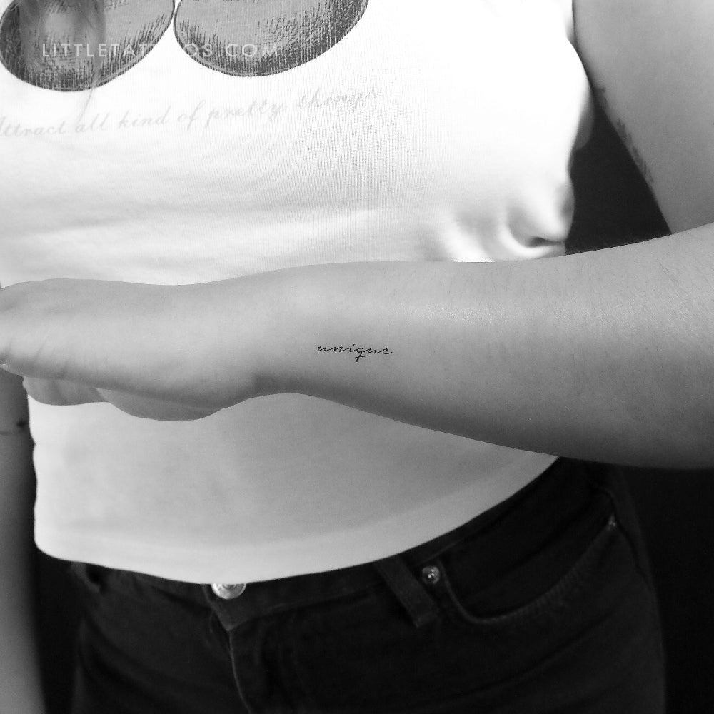 Unique Temporary Tattoo - Set of 3