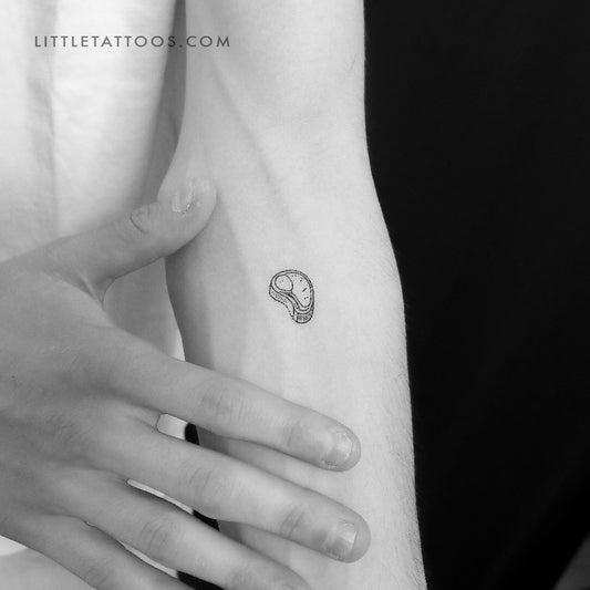 Steak Temporary Tattoo - Set of 3