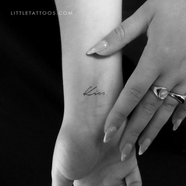 Kiss Temporary Tattoo - Set of 3